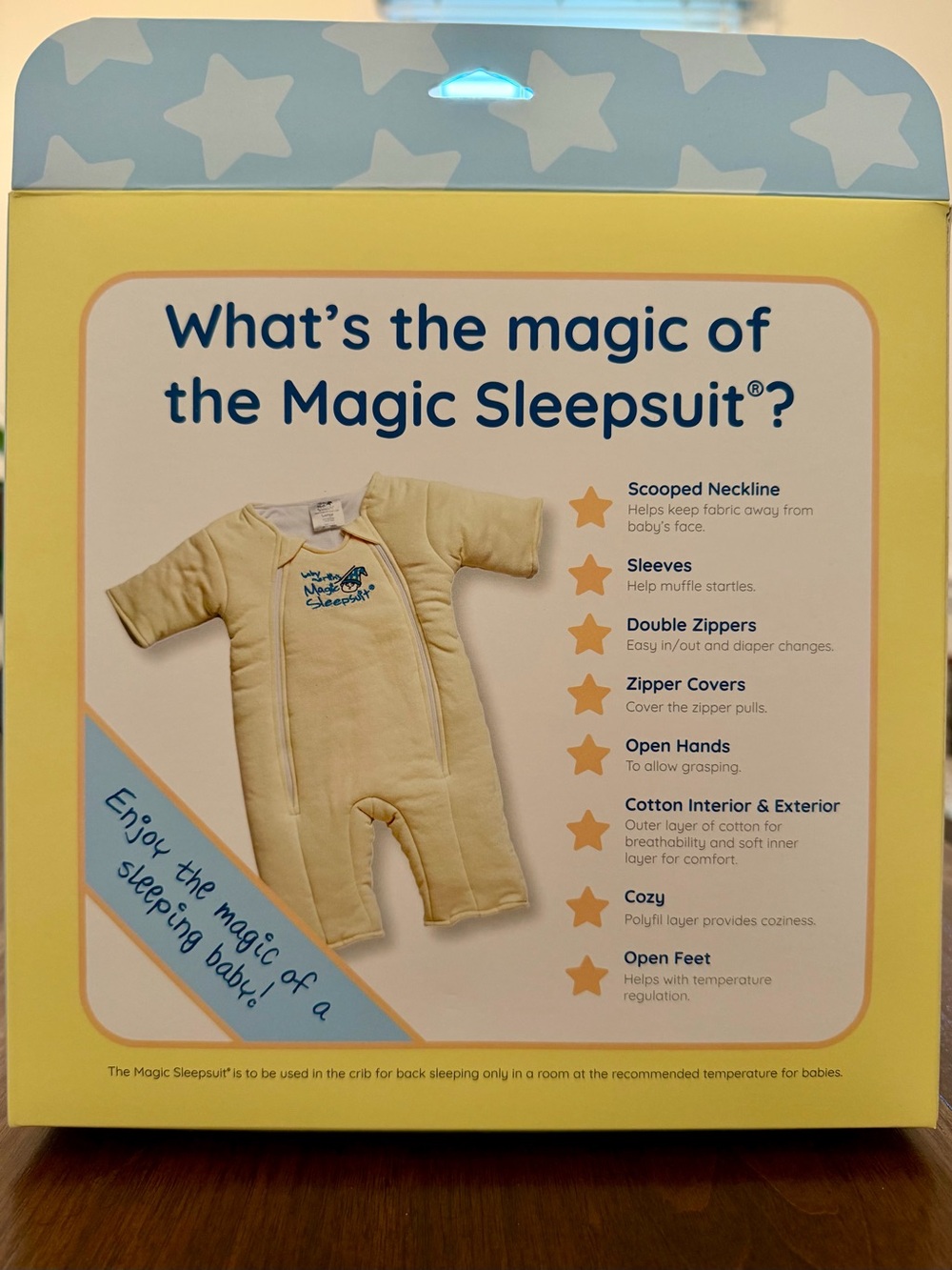 Baby Merlin’s Magic Sleepsuit - Picture 3 of 8
